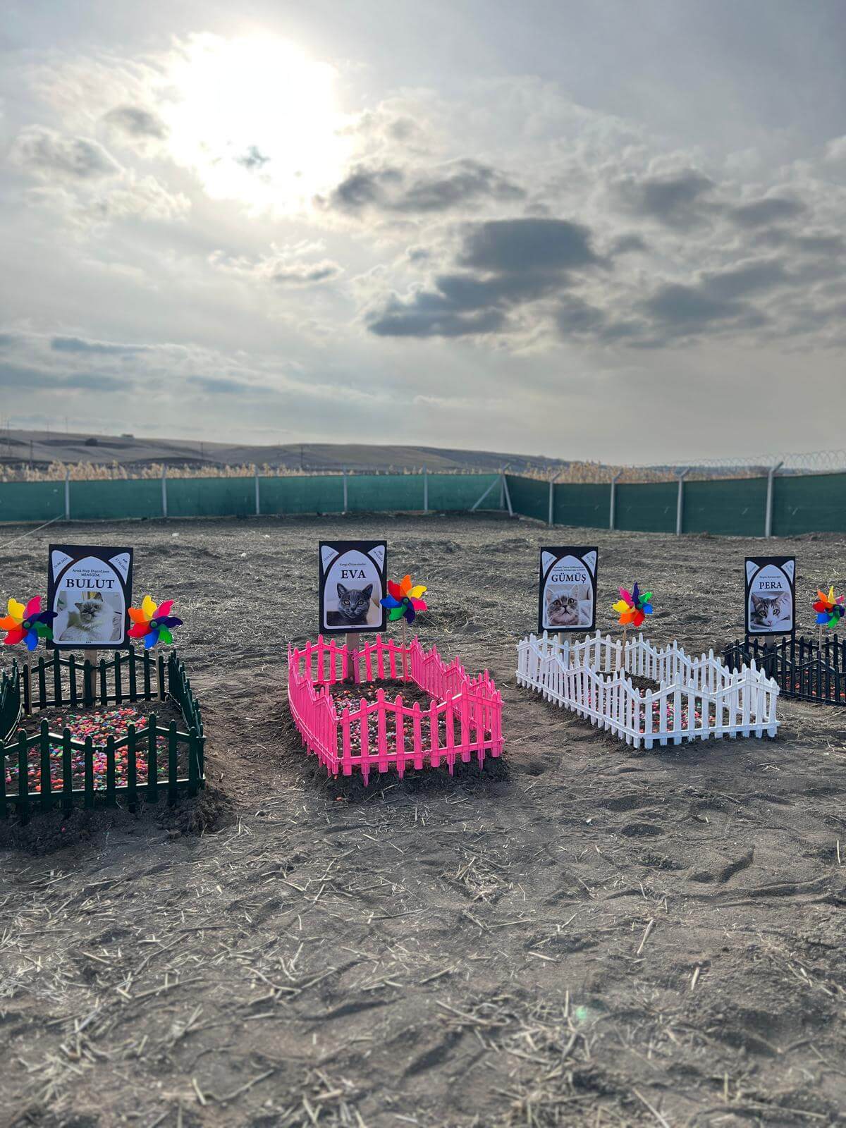 Ankara Gölbaşı evcil hayvan mezarlığı